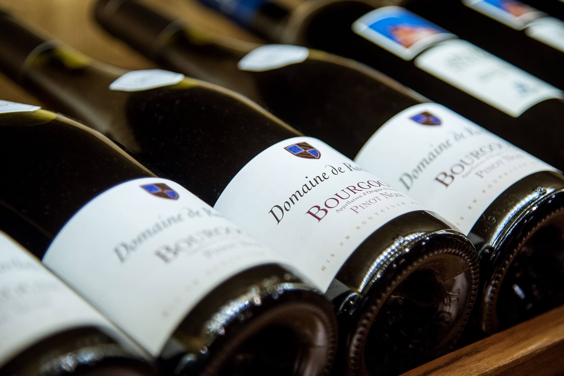 A carta de vinhos